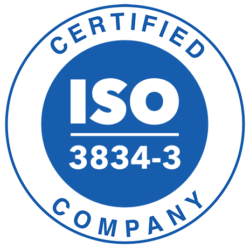 ISO 3834-3 certified company logo