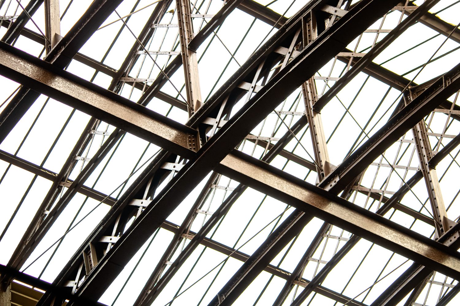 overhead steel structure